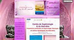 Desktop Screenshot of formations-bien-etre.com