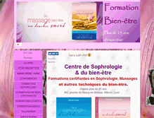 Tablet Screenshot of formations-bien-etre.com